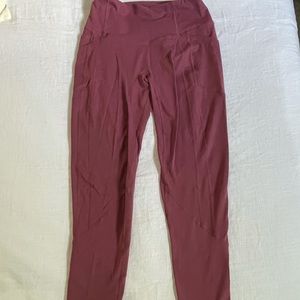 Til You Collapse Pink Leggings WITH pockets